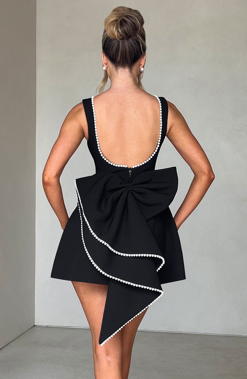 Kylie | Women's Wedding Guest Structured Mini Dress