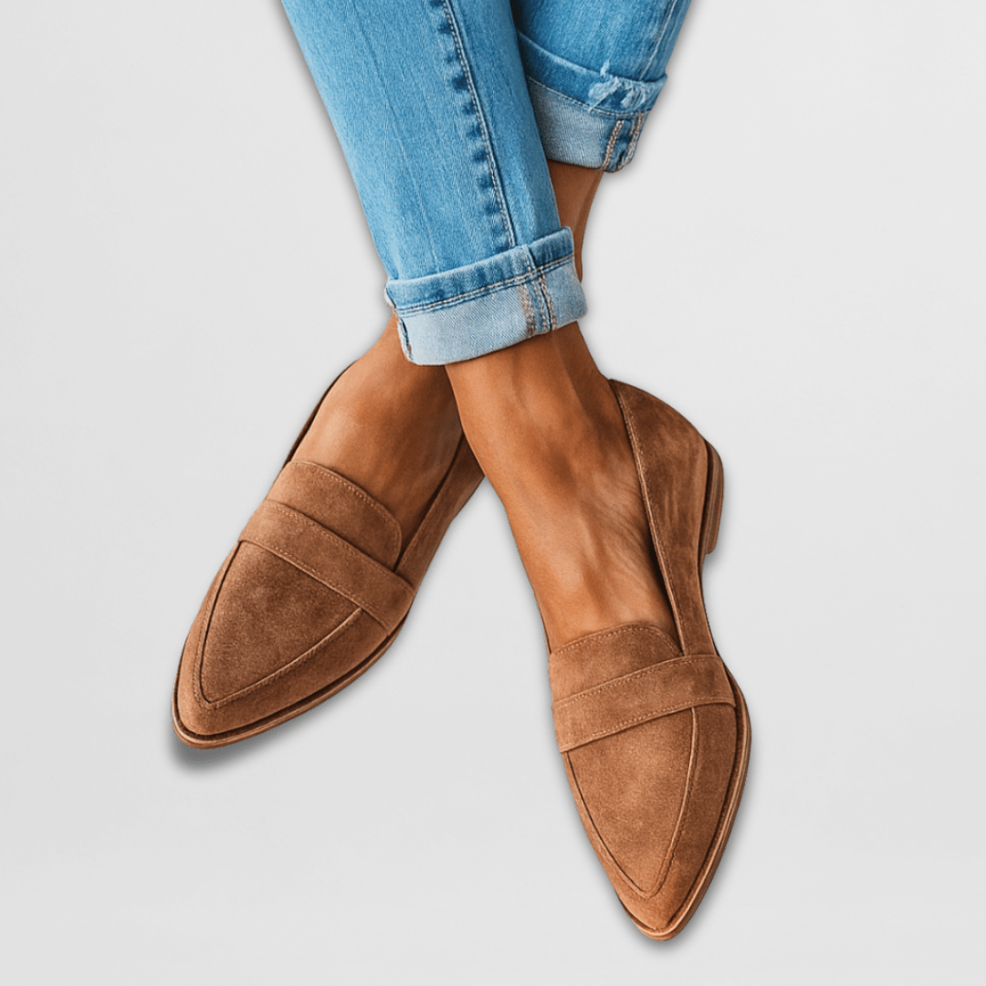 Charlotte | Women’s Orthopedic Pointed Toe Slip On Loafers
