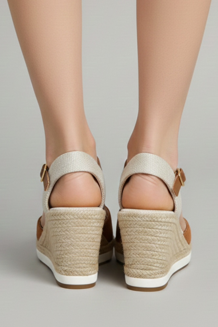 Maya | Women’s Closed-Toe Espadrille Sandals with Slingback Strap