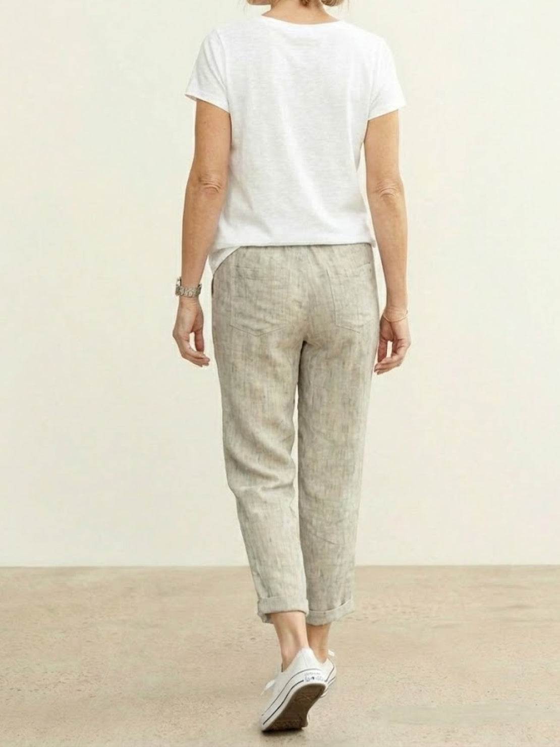 Alexa | Women's Drawstring Waist Casual Slim Fit Pants