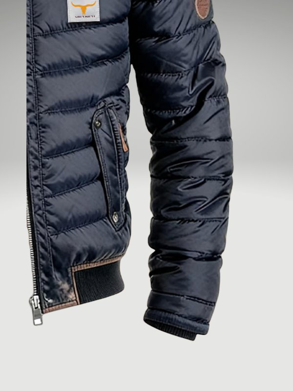 Sebastian | Men's Quilted Bomber Jacket Stand Collar Lightweight