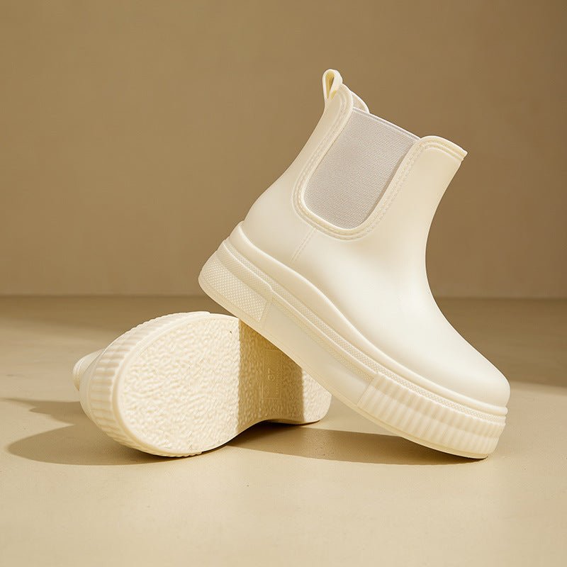 Olivia | Waterproof Boots Women's Chelsea Platform Rain Ankle