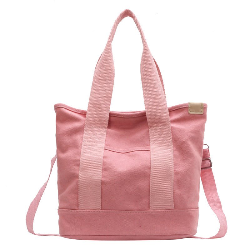 Amelia | Women's Multifunction Crossbody Canvas Tote Bag Adjustable Strap