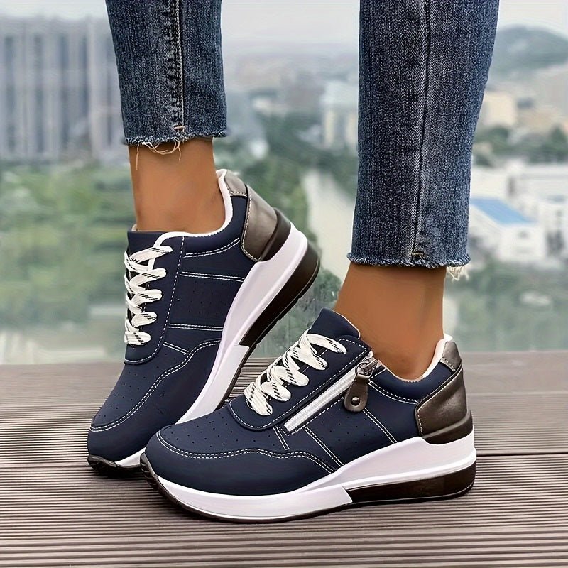 Luna | Women's Orthopedic Sneakers Low Cut Lace-Up Comfort Walking