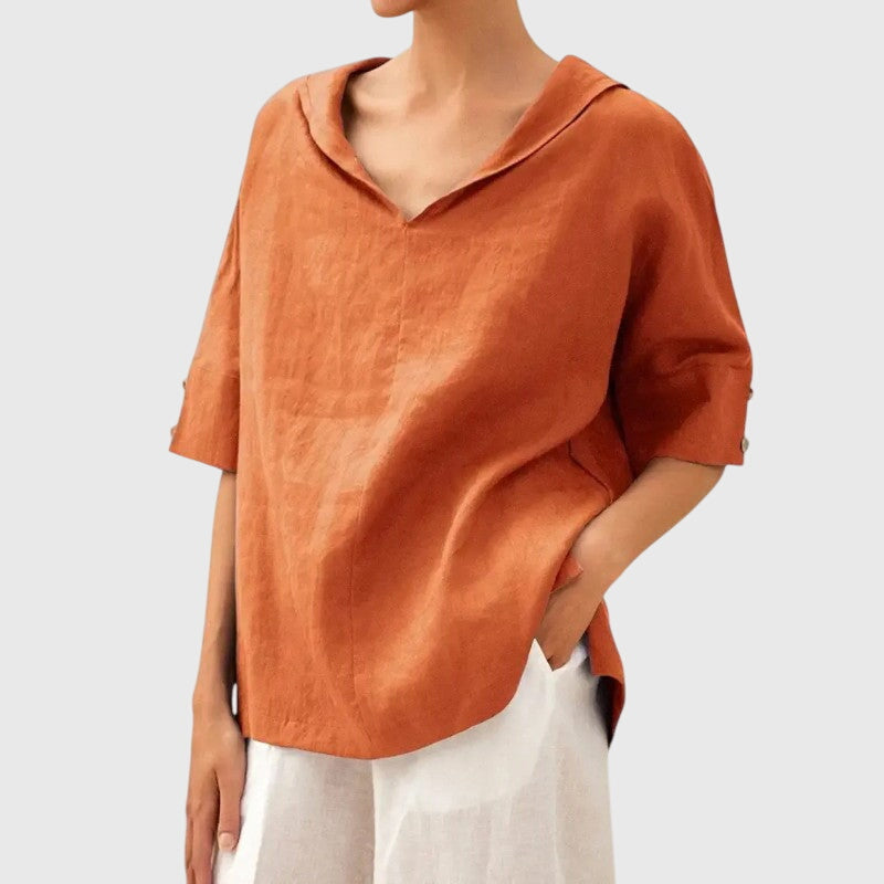 Ayla | Blouse - Orange