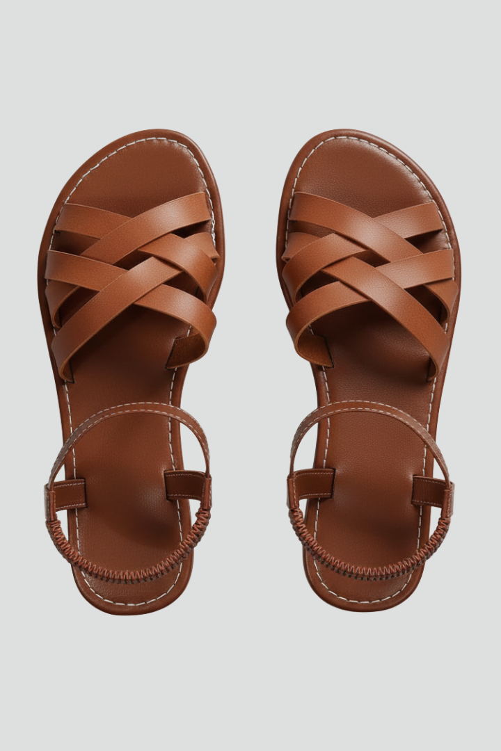 Margaret | Women’s Crisscross Strap Ankle Sandals