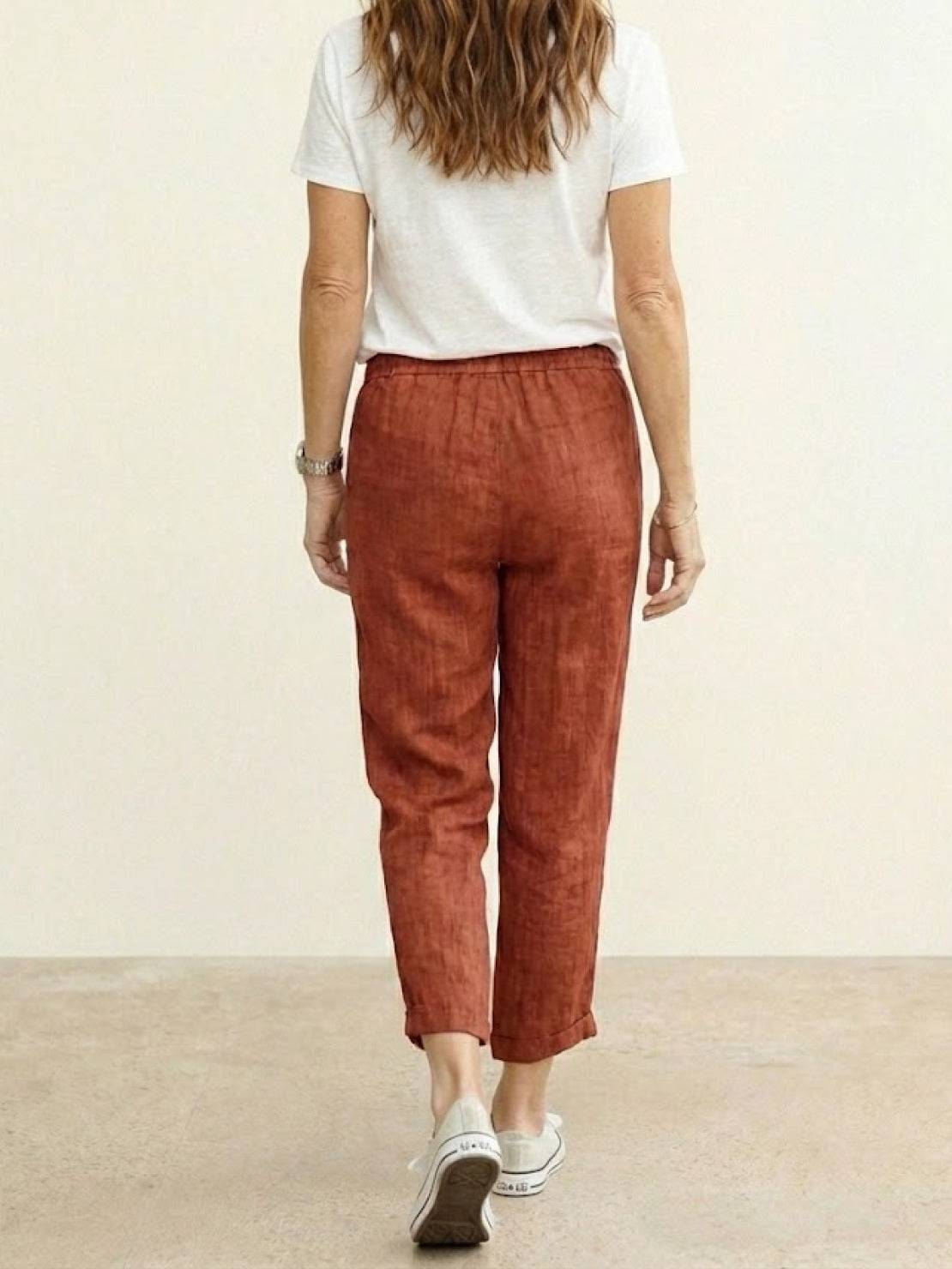 Alexa | Women's Drawstring Waist Casual Slim Fit Pants