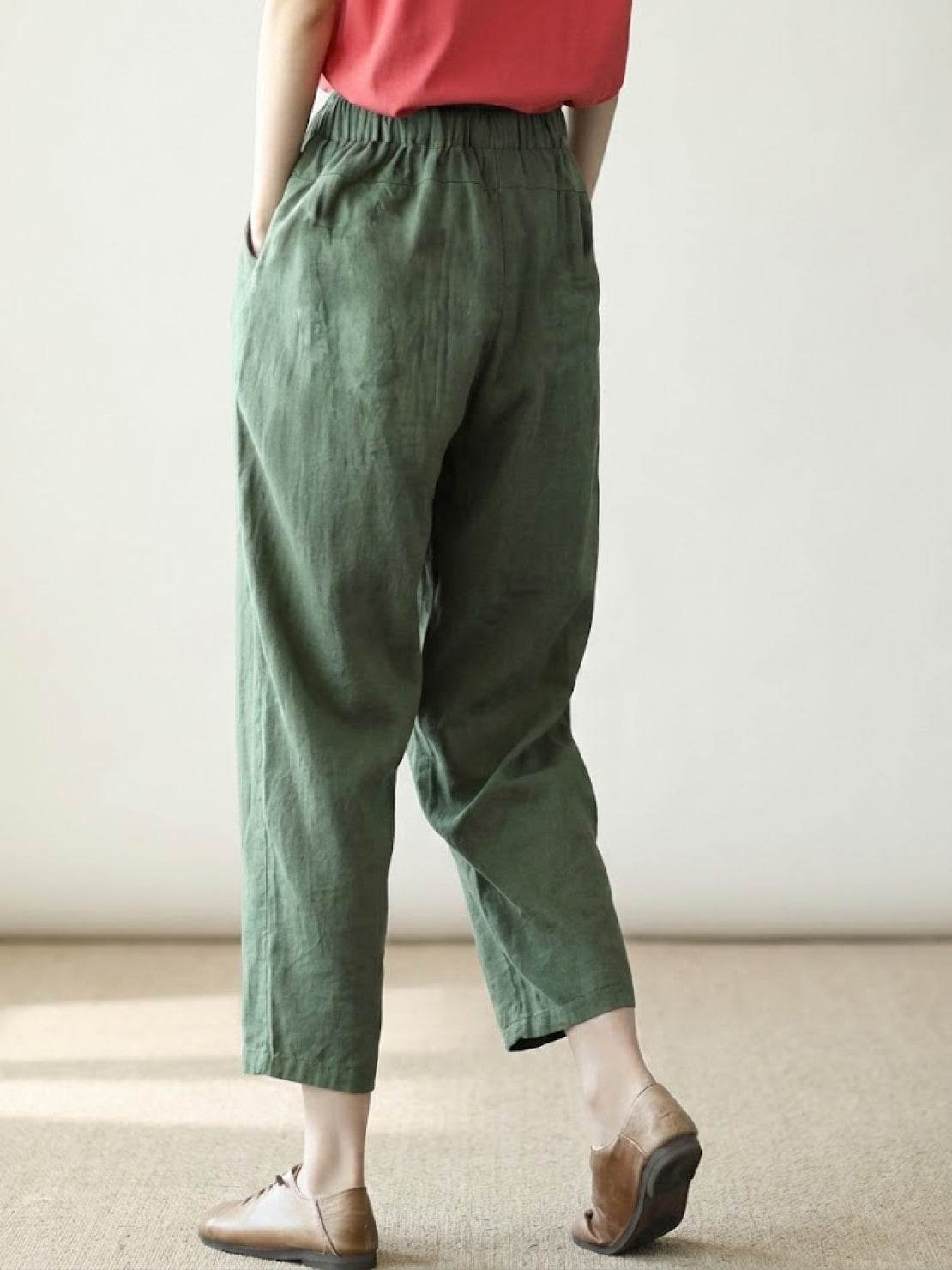Alexa | Women's Drawstring Waist Casual Slim Fit Pants