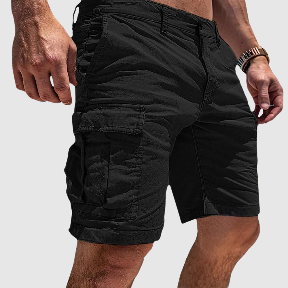 Charles | Men's Cargo Pocket Casual Knee Length Shorts