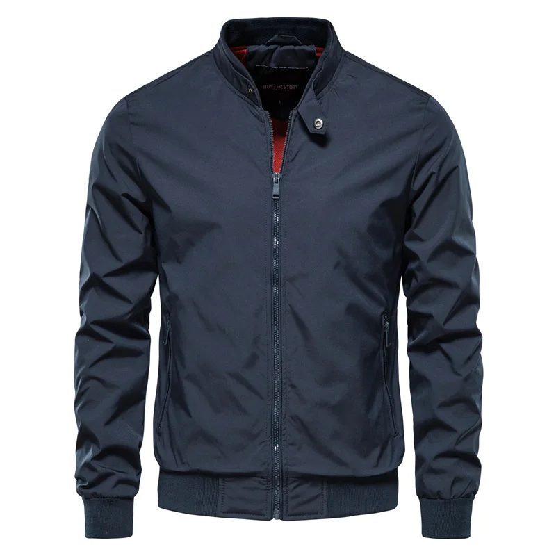 Aaron | Men's Zip Up Classic Bomber Jacket