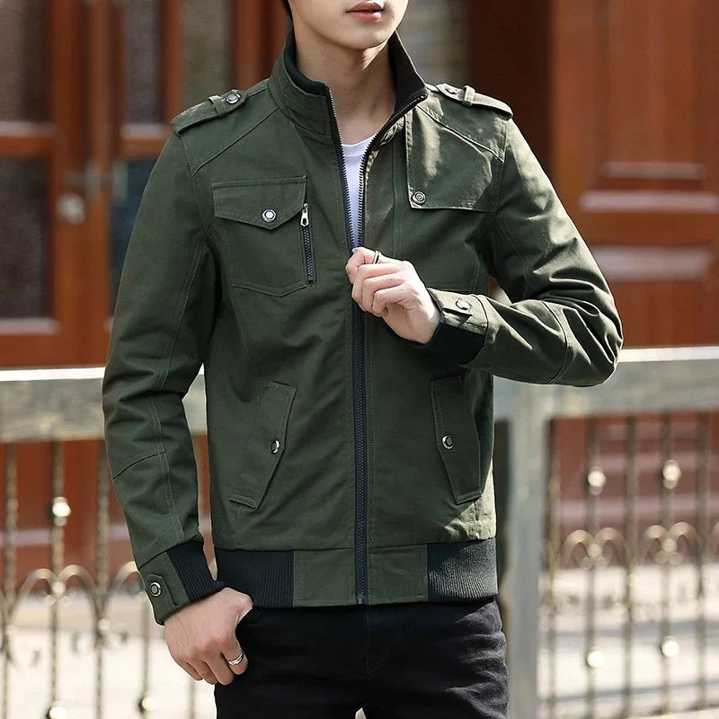 Alexander | Men's Zip Up Casual Bomber Jacket