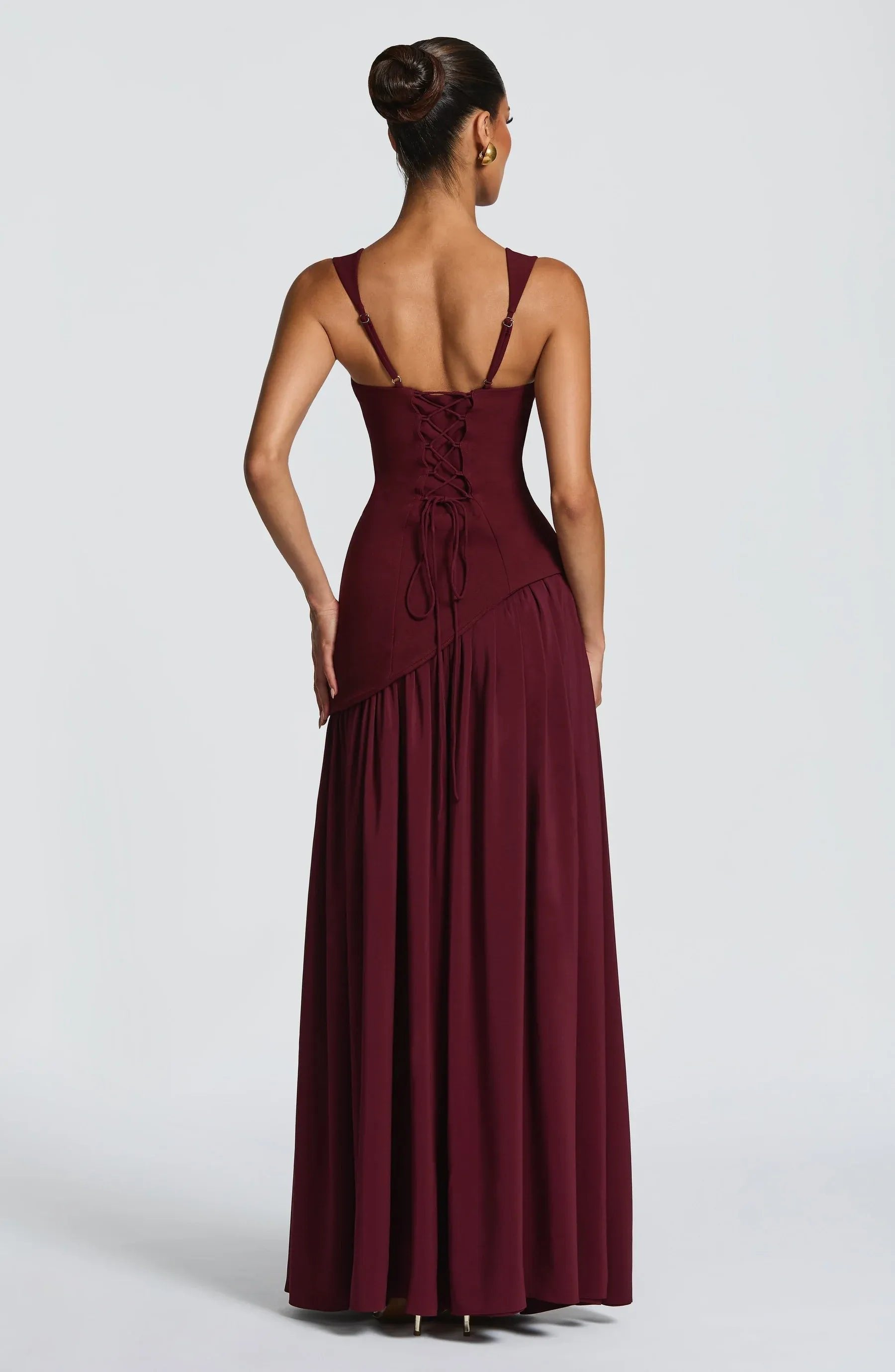 Luna | Mother of the Bride Dress Sleeveless Square Neck A-Line Maxi Gown