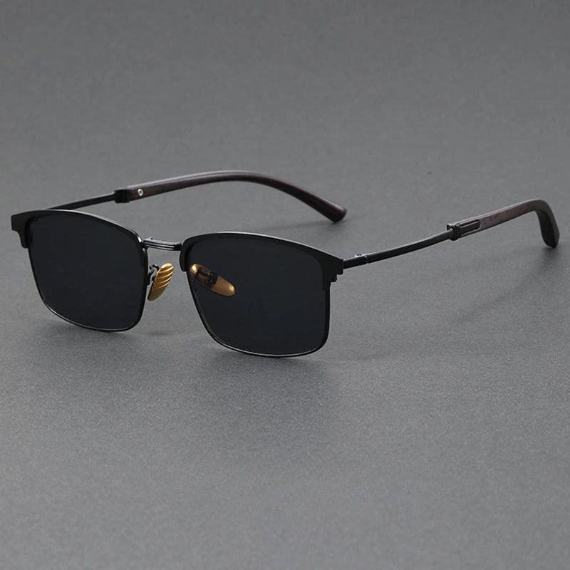 Luna | Sunglasses Half-Frame Polarized UV400 Browline Classic