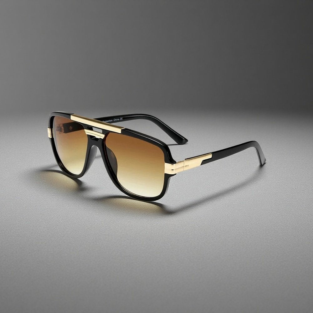 Owen | Sunglasses Square Aviator Gradient UV400 Men's Acetate