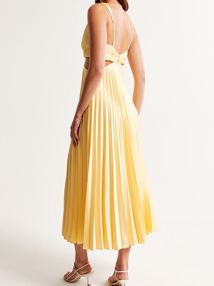 Scarlett | Women's Mother of the Bride Dress Pleated Cut-Out Maxi
