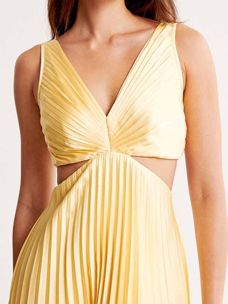 Scarlett | Women's Mother of the Bride Dress Pleated Cut-Out Maxi