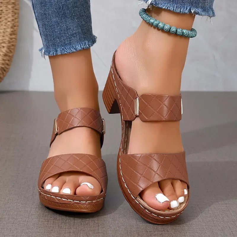 Emma | Women's Orthopedic Cushioned Block Heel Sandals