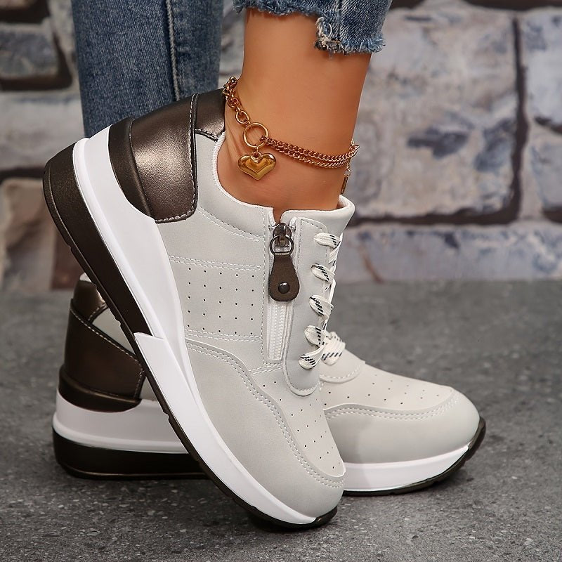 Luna | Women's Orthopedic Sneakers Low Cut Lace-Up Comfort Walking